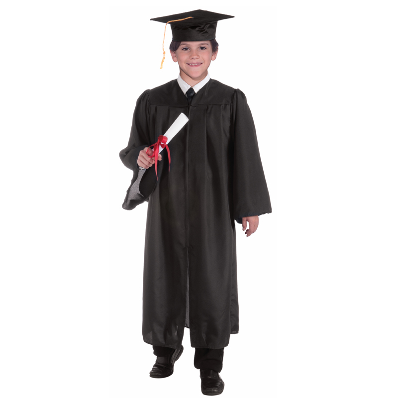 Black Cap and Gown | Little Grad Rentals