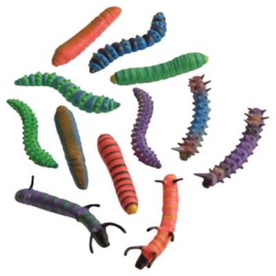 Small Rubber Caterpillars