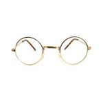 Round Eyeglasses Clear Lens Wire Frames