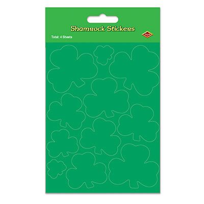 Shamrock Stickers one sheet