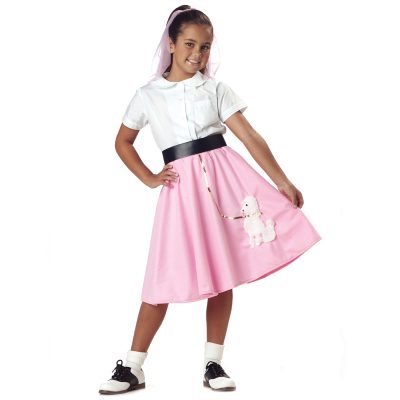 Child Pink Poodle Skirt