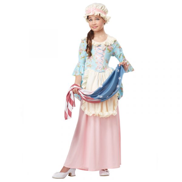 Colonial Lady Betsy Ross Child Size Costume