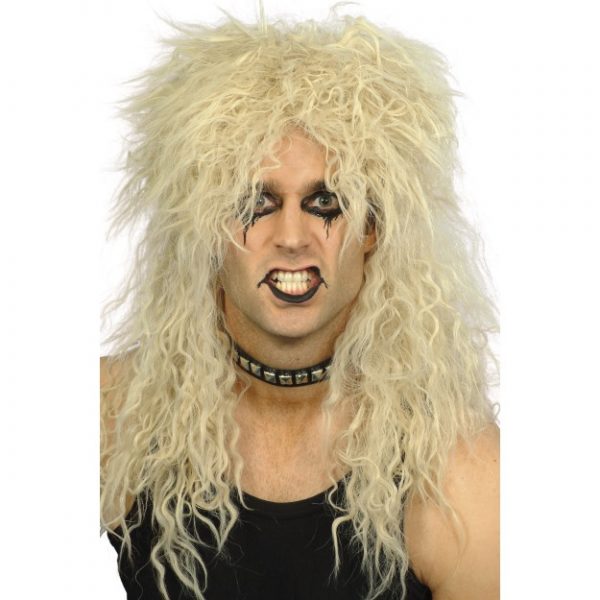 Blonde Rocker Wig Long Spiky Men's Wig