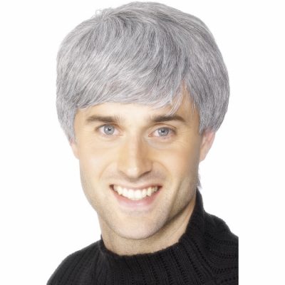Corporate CEO Wig Gray Man's Wig