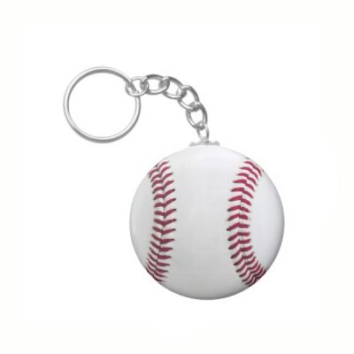 Relaxable Baseball Keychain
