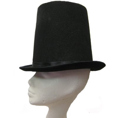 Lincoln Stovepipe felt hat