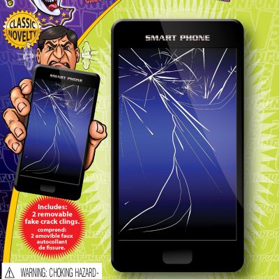 Novelty Broken Cracked Cell Phone Screen Joke