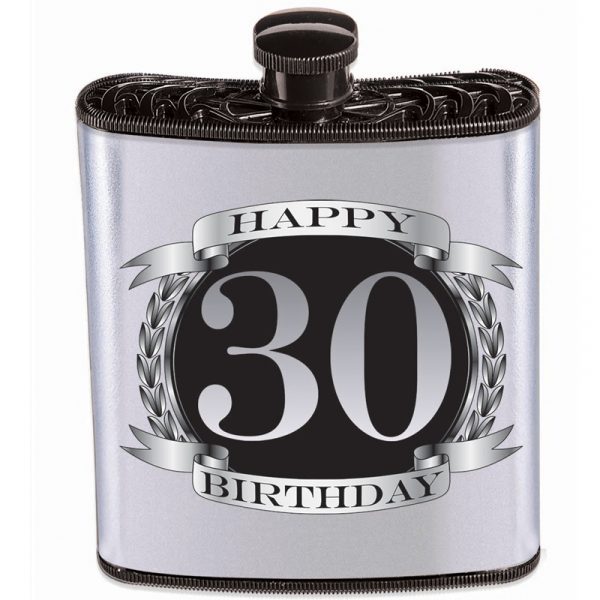 Novelty Plastic Drinking Birthday Flask