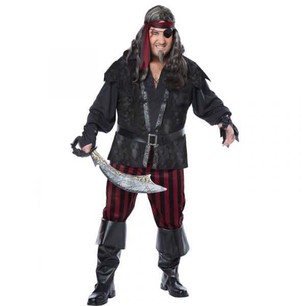 Ruthless Rogue Adult Pirate Plus Size Costume