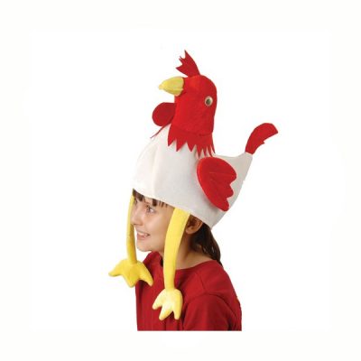 Rooster Hat has Long Legs