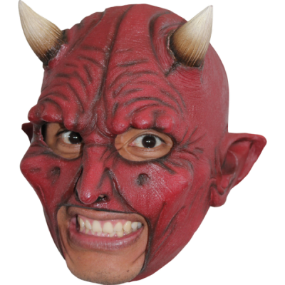 Devil mask Deluxe Open Mouth Latex Mask