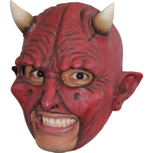 Devil Mask Deluxe Open Mouth Latex - Cappel's