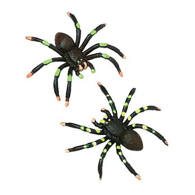 Rubber Painted Spiders