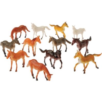 Rubber Horses Assorted Breeds