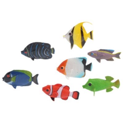 2 Inch Rubber Assorted Tropical Fish