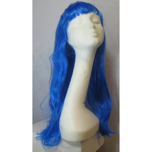Promo Neon Blue Electric Diva Wig