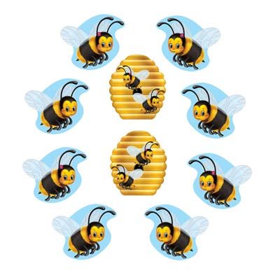 Mini Bumblebee Cutouts