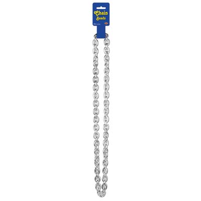 Metallic Plastic Chain Necklace