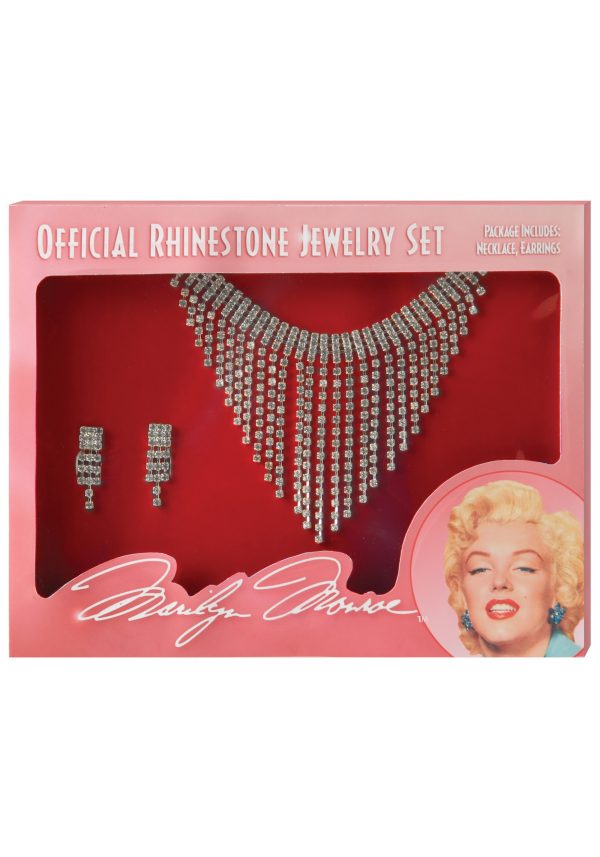 Marilyn Monroe Rhinestone Jewelry Set