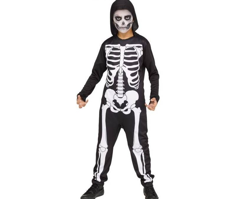 Skeleton Jumpsuit Child Costume