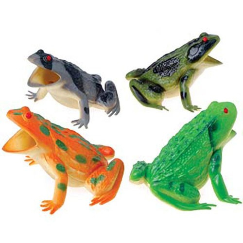 4 inch Rubber Exotic Squeaking Frog - Cappel's