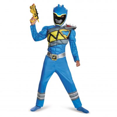 Power Ranger Dino Blue Muscle Child Costume