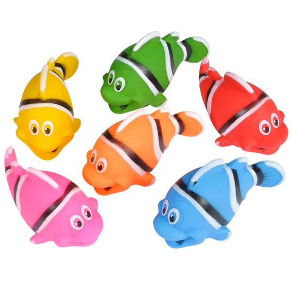 Buy 3 Inch Rubber Clownfish Assorted Colors - Cappel's