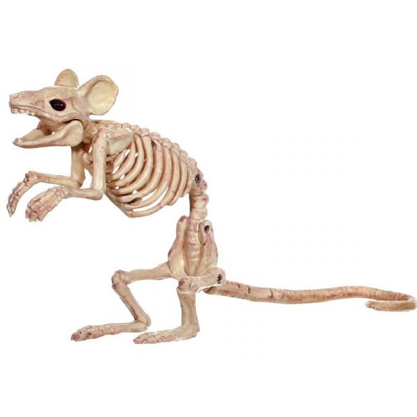 Plastic Creepy Mice Skeletons