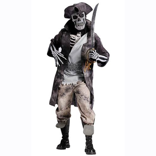 Skeleton ghost pirate costume