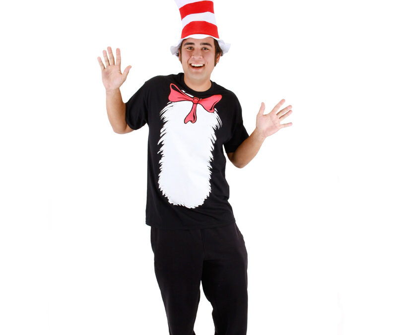Dr Seuss® Halloween Costume T-Shirt Kit Cat in the Hat