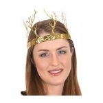 Gold Metal Branched Crown