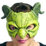 Supersoft Foam Halloween Mask Green Dragon