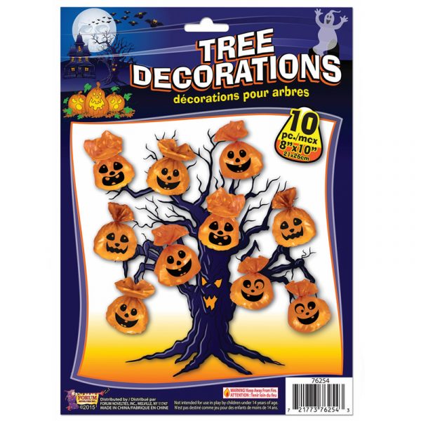 Jack-O-Lantern Halloween Decoration Tree Bags