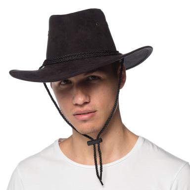 Promo Suede Western Cowboy Hat Black