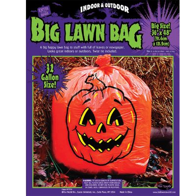 Plastic Pumpkin Lawn Bags