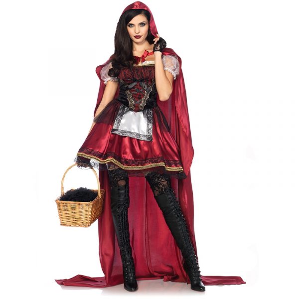 Captivating Miss Red Riding Hood Halloween Costume