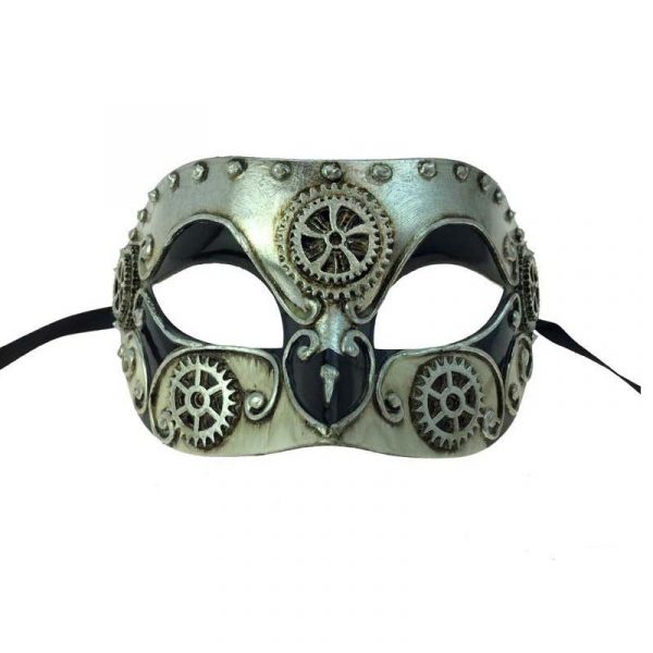 Steampunk Venetian Half Mask