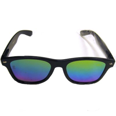Flat Lens/Dark Frame Sunglasses