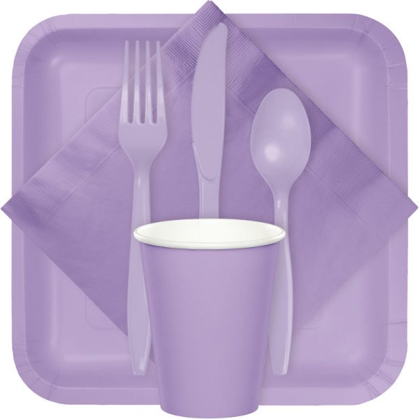 Lavender tableware