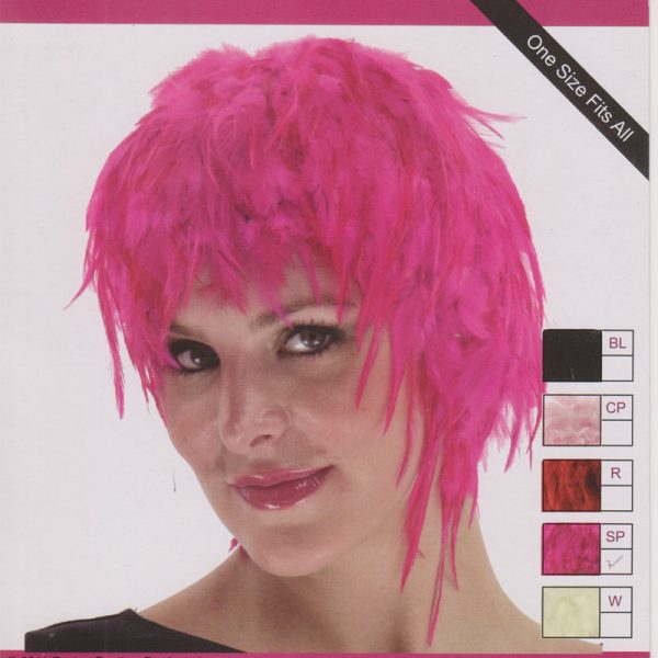 Feather Wigs Adult Halloween Costume