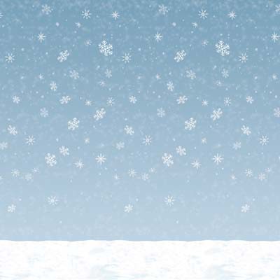 Winter Sky Backdrop Christmas Decoration