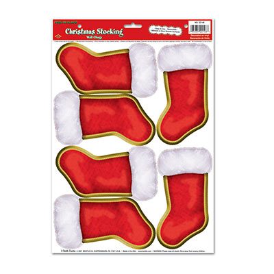 Christmas Stockings Peel N' Place