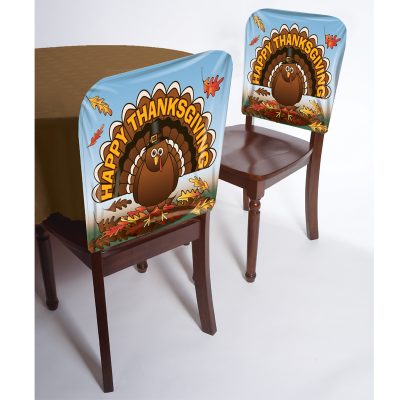 Easy Clean Thanksgiving Chair Cover