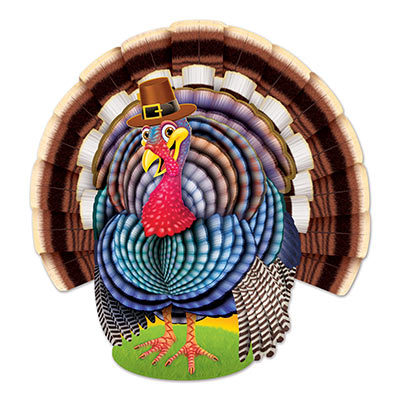 Jointed Turkey Thanksgiving Decoration