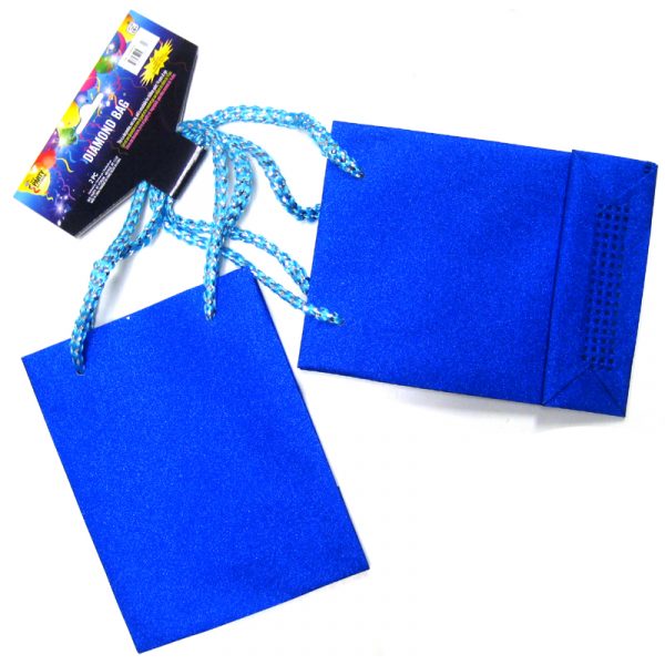 Blue Diamond Tote Gift Bags -2 Pack