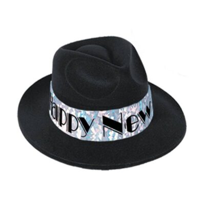 Happy New Year Fedora - Swingin Silver