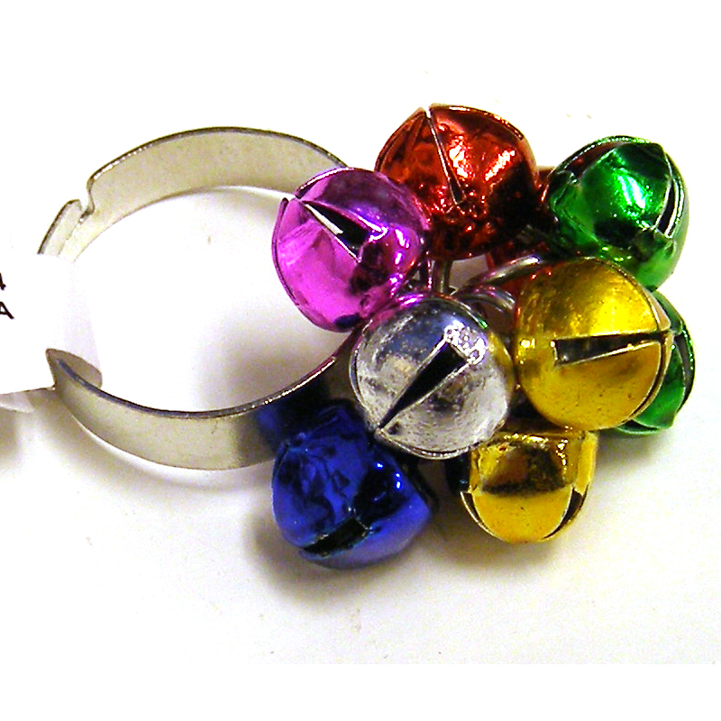 Buy Mini Metal Christmas Jingle Bell Ring Christmas Jewelry - Cappel's