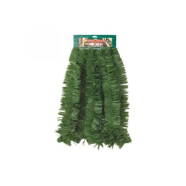 18' green vinyl pine roping garland