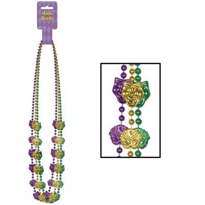 Mardi Gras Mask Beads