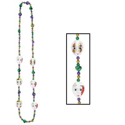 Mardi Gras Mime Beads